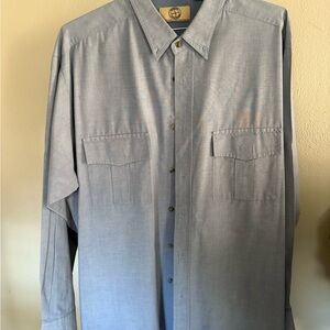 Haband Light Blue Casual Button-Down Shirt